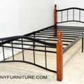 SAR 100,  Bachelor Single Steel Bed - IN GOOD CONDITION