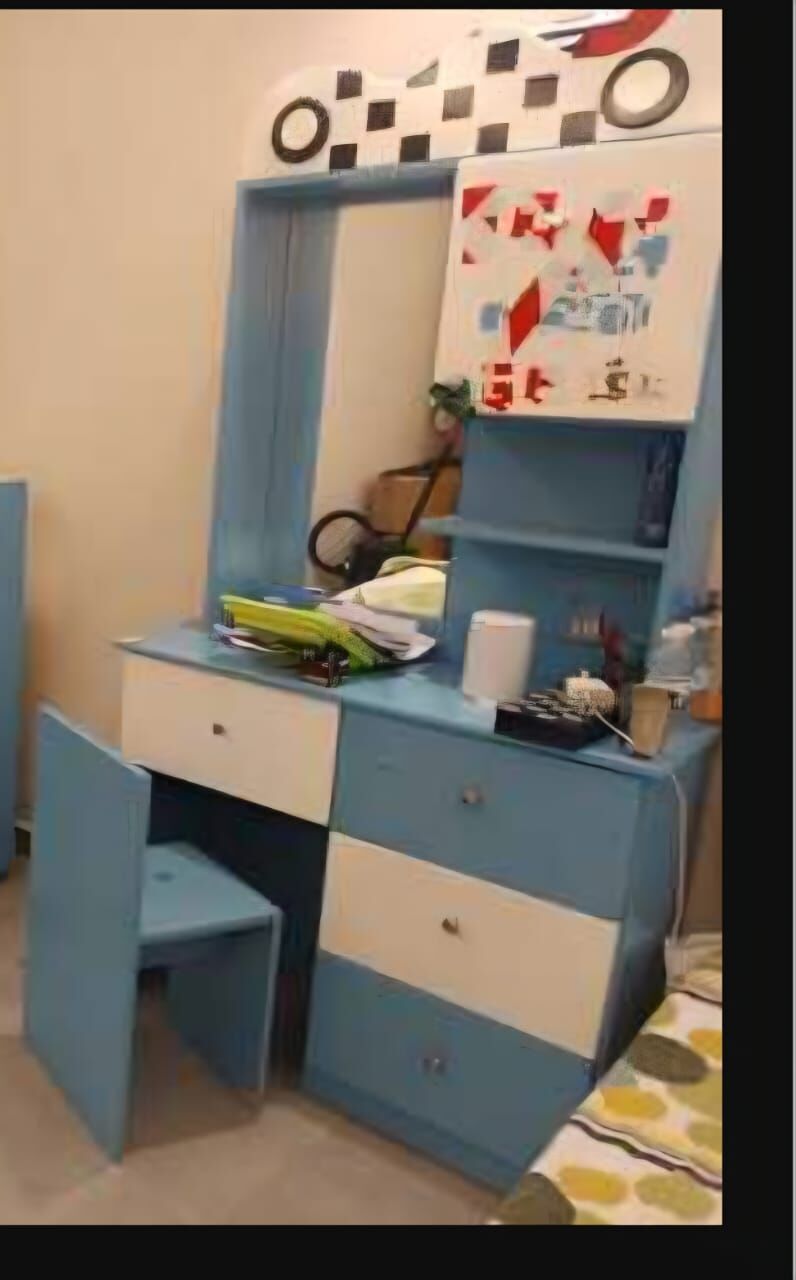 Riyadh, Baby & Kid Stuff, SAR 120,  Kids Blue And White, Dresser/study Desk