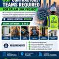 OSP Contractors / Teams Required For Salam Link Project