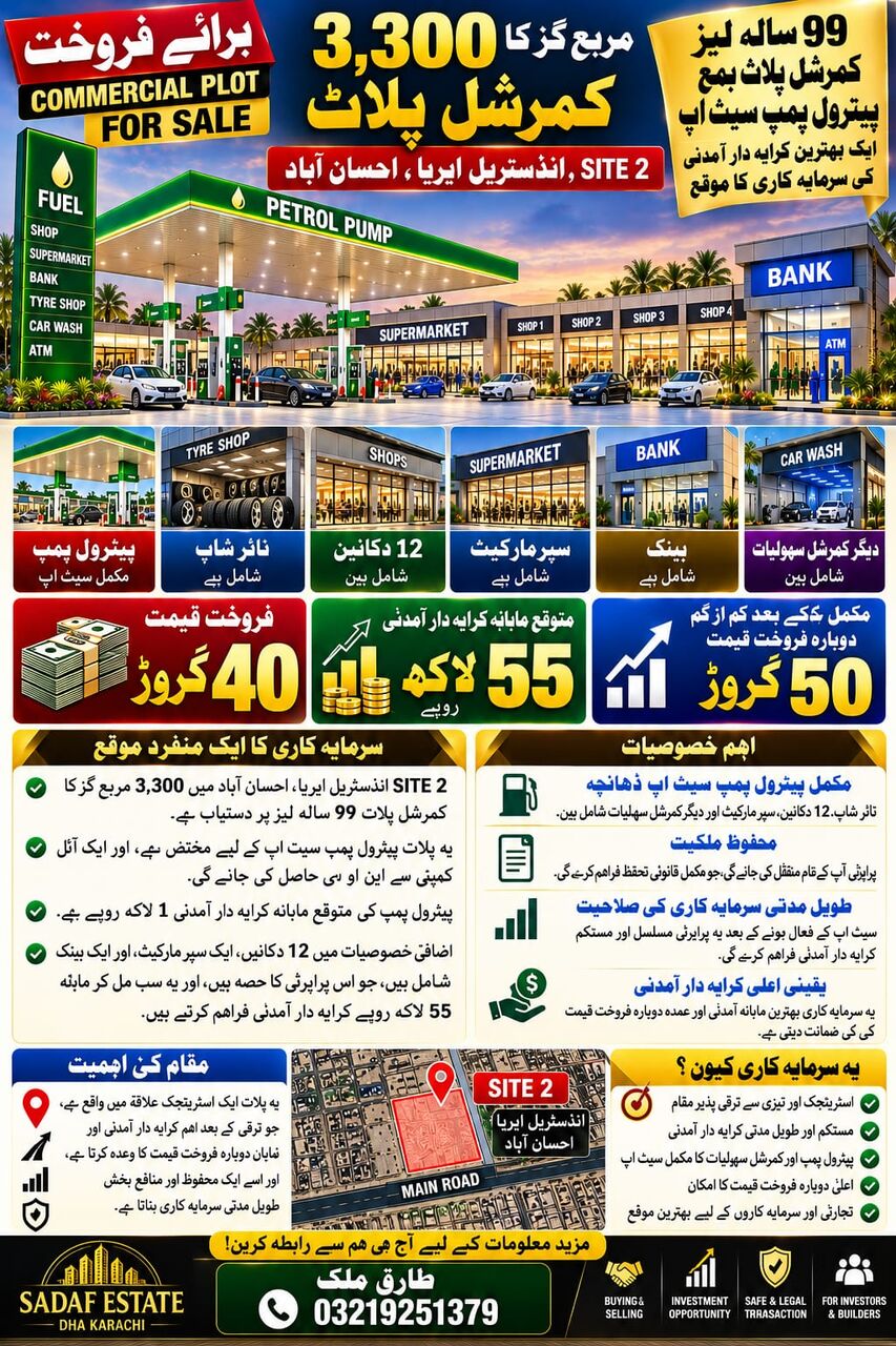 Karachi, Warehouses, PKR 19,  3300 Sq. Meter,  Commercail Plot