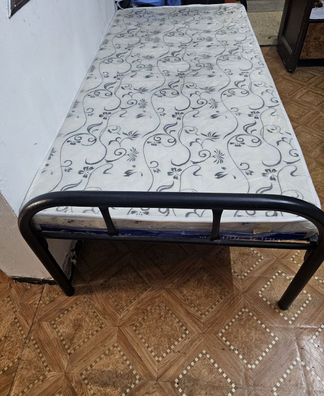 Dammam, Household Items, SAR 200,  Single Matress Paired  With A Metal Foldable Bed Frame