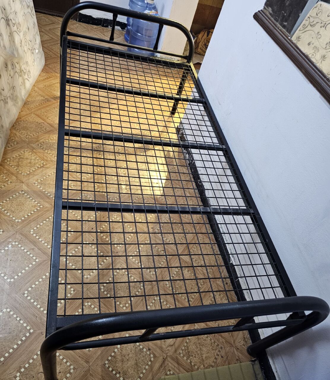 Dammam, Household Items, SAR 200,  Single Matress Paired  With A Metal Foldable Bed Frame