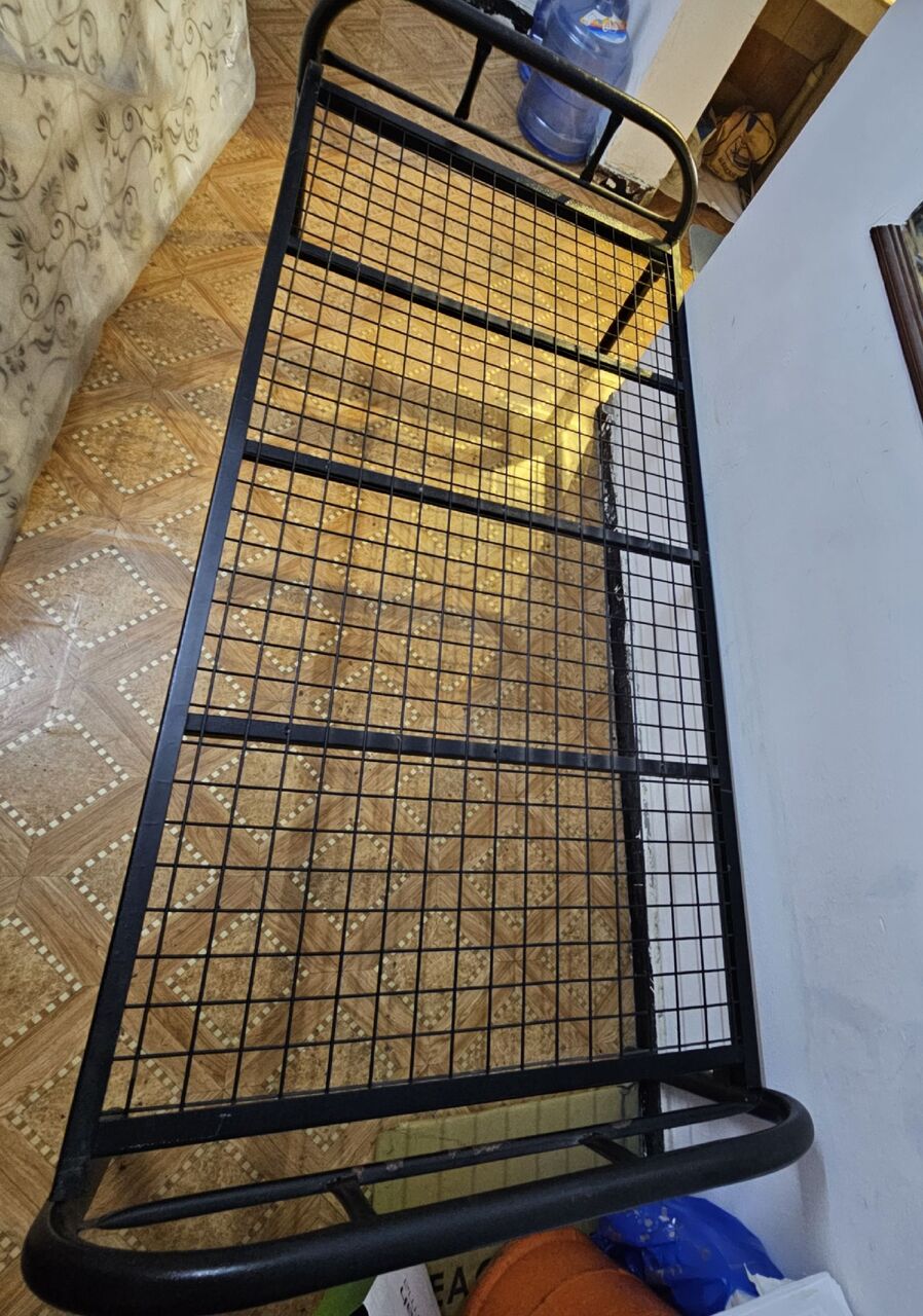 Dammam, Household Items, SAR 200,  Single Matress Paired  With A Metal Foldable Bed Frame