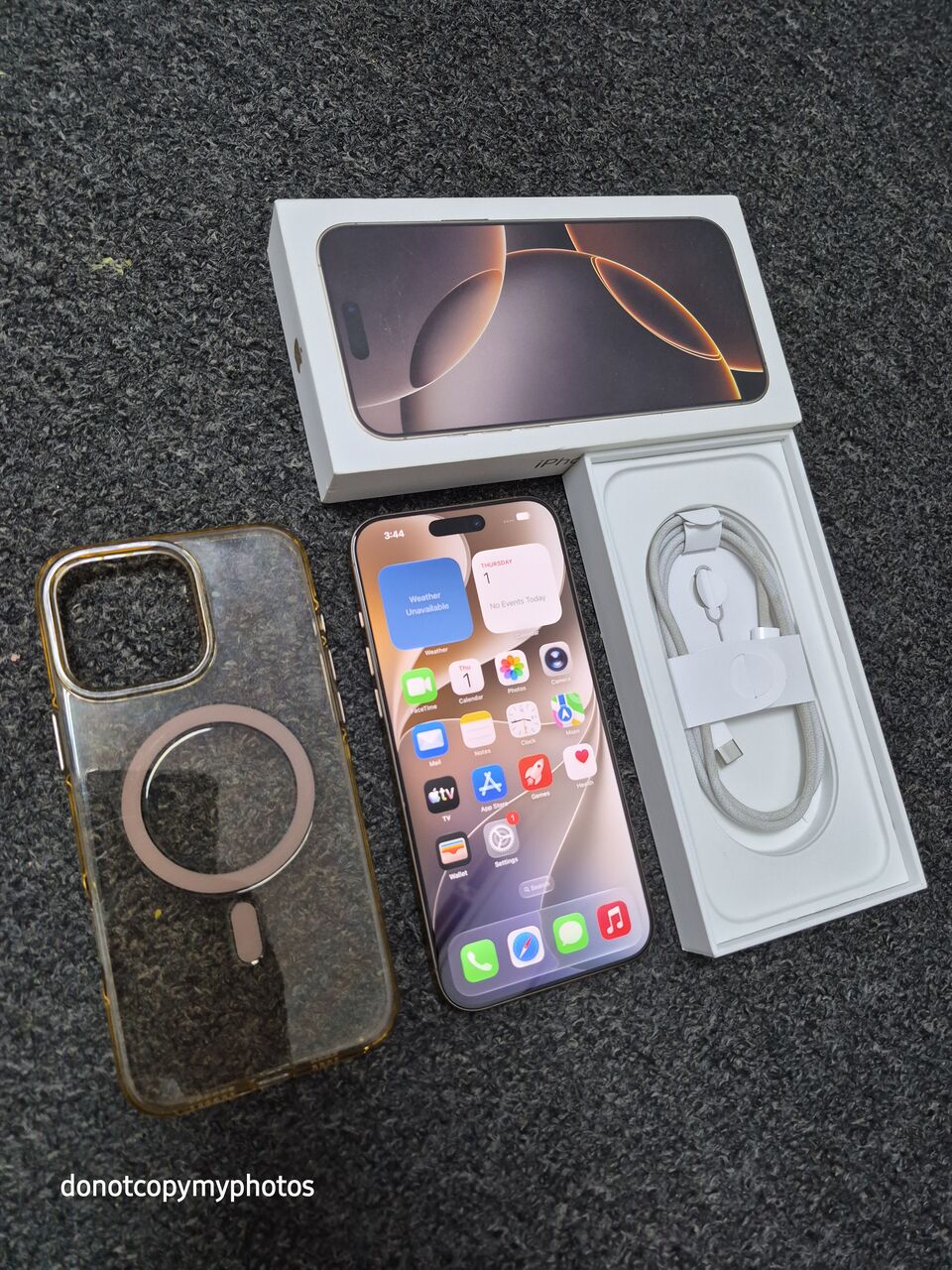 Al Rahmaniyah, Mobile Phones, SAR 3450,  IPhone 16 Pro Max 256gb Desert Titanium