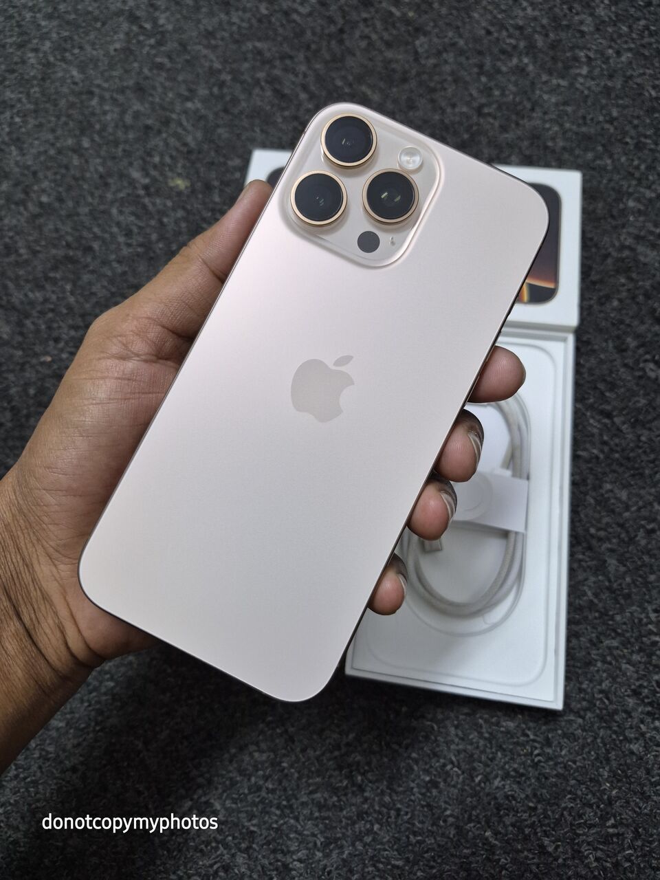 Al Rahmaniyah, Mobile Phones, SAR 3450,  IPhone 16 Pro Max 256gb Desert Titanium
