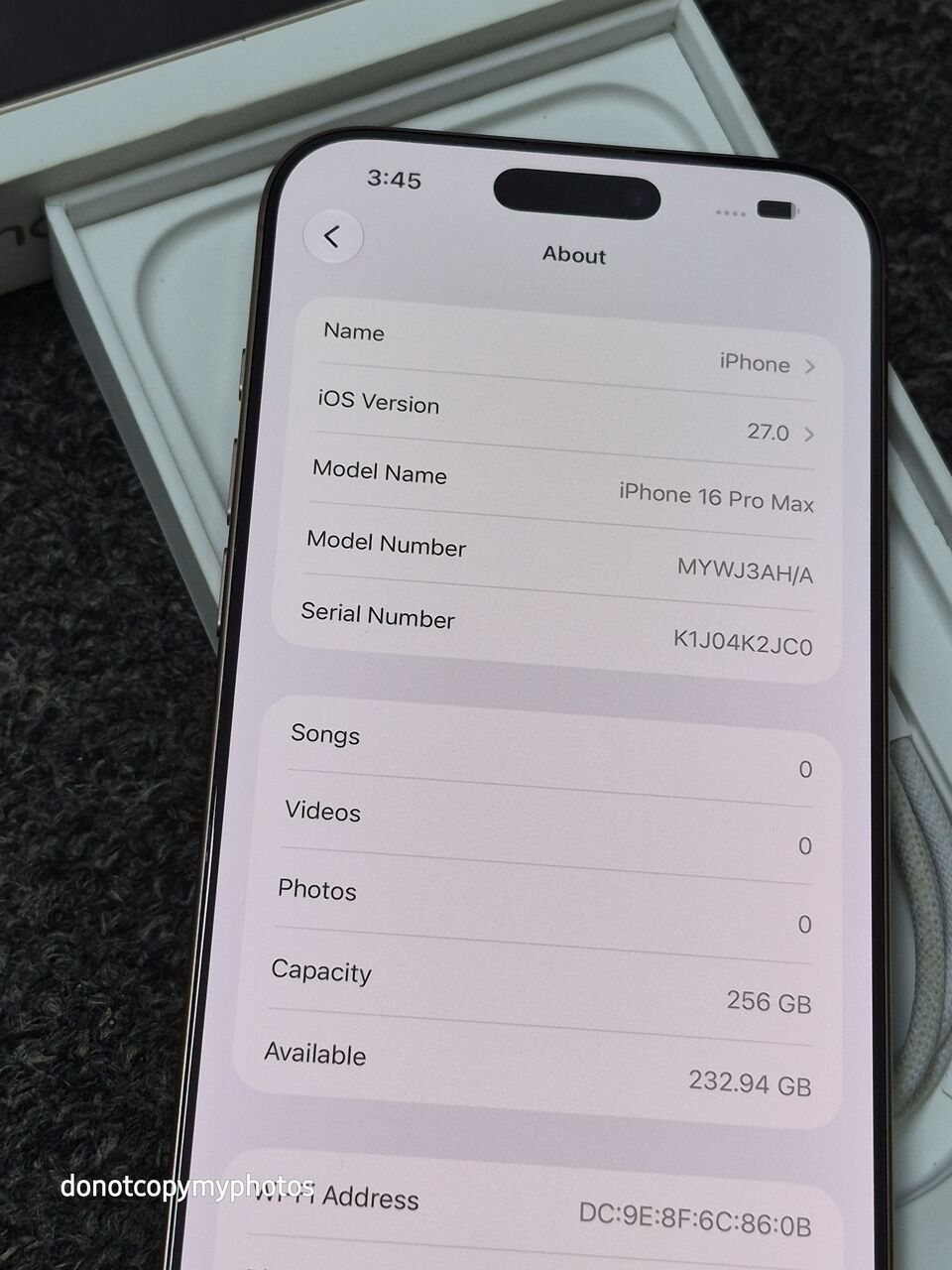Al Rahmaniyah, Mobile Phones, SAR 3450,  IPhone 16 Pro Max 256gb Desert Titanium