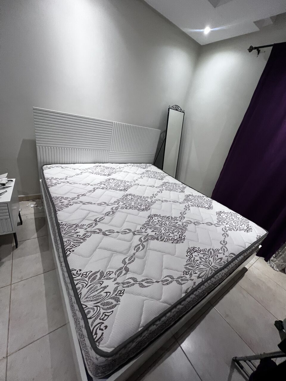 Al Rehab, Furniture, SAR 1300,  Brand New King Size Bed Frame With Mattress For Sale