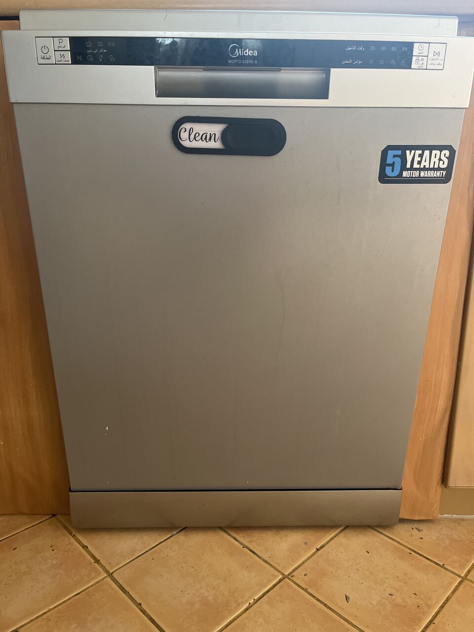 Khobar, Appliances, SAR 250,  Midea Dishwasher WQP12-5201C-S