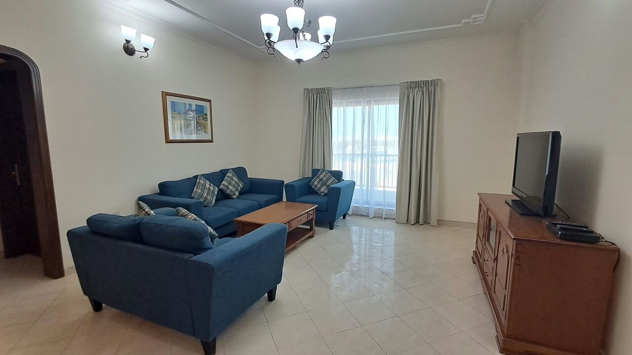 Juffair, Apartments, Flats, Houses & Villas, BHD 310/month,  Furnished,  2 BR,  Fully Furnished Flat For Rent In Juffair With Pool, Gym,Balcony