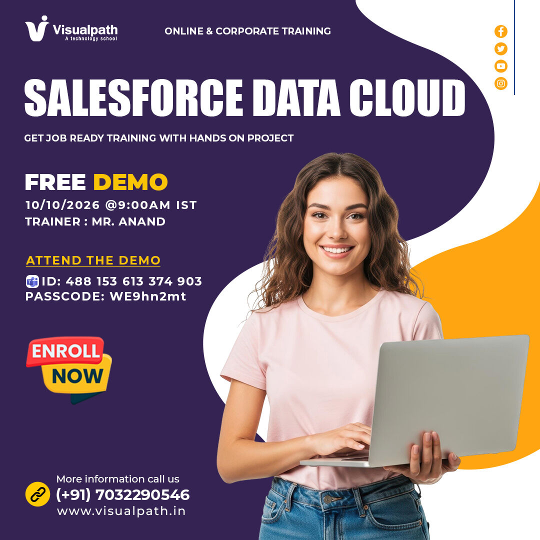 Hyderabad, Lessons Offered, Salesforce Data Cloud FREE Online Live Demo &ndash; Join Now!