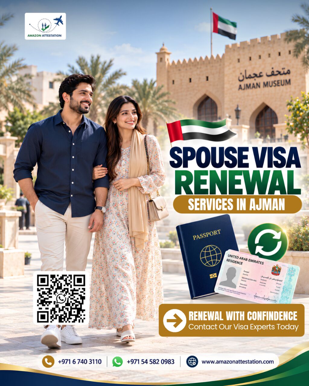 Ajman, Legal, Spouse Visa Renewal Services In Ajman