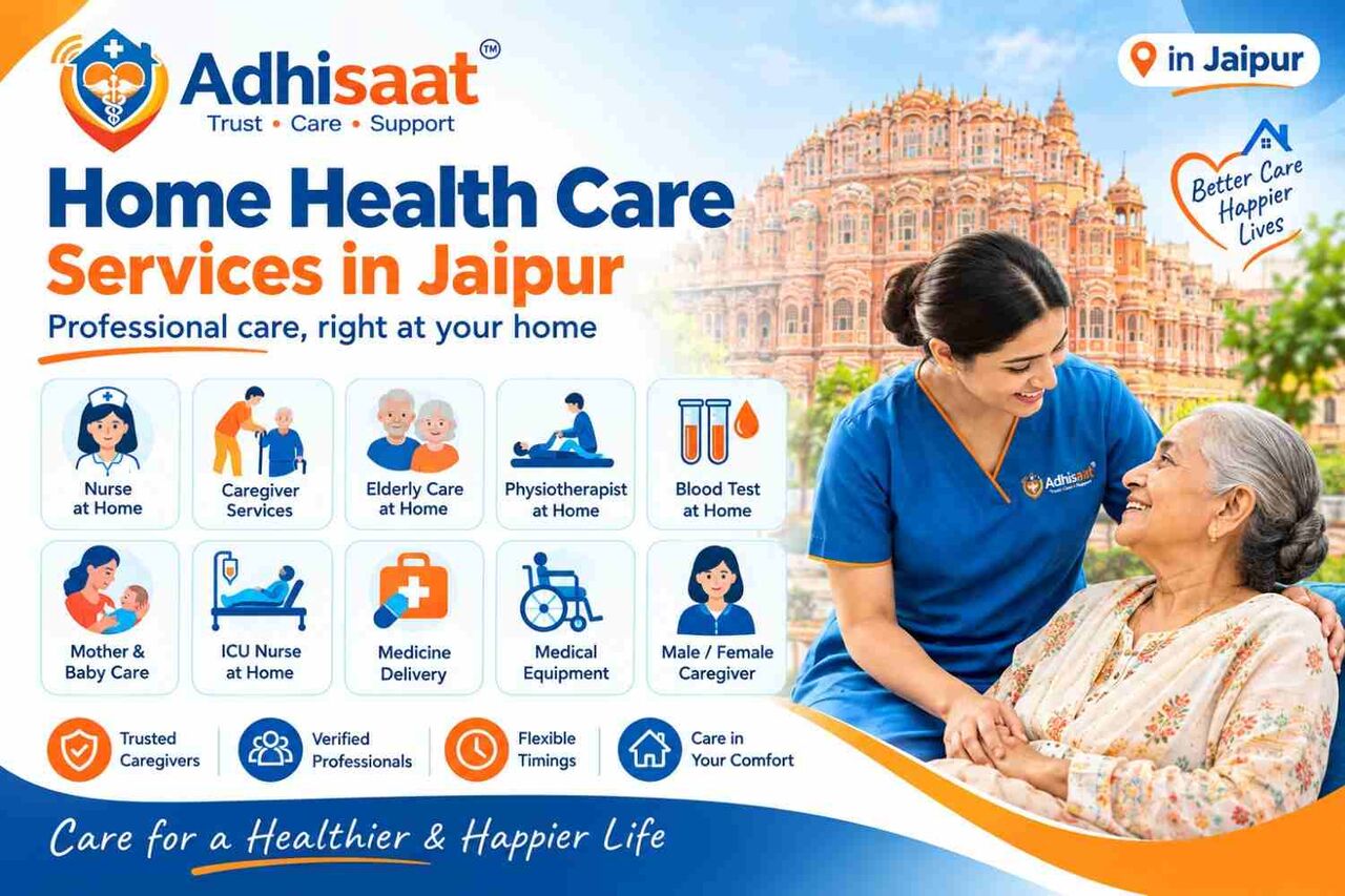 Jaipur, Health, 12 Hours Caregiver Jaipur Extended Home Care Support
