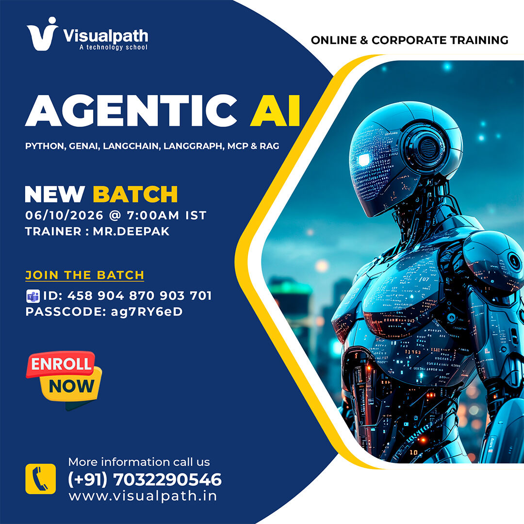 Hyderabad, Education, Agentic AI Online Training | Upcoming New Batch