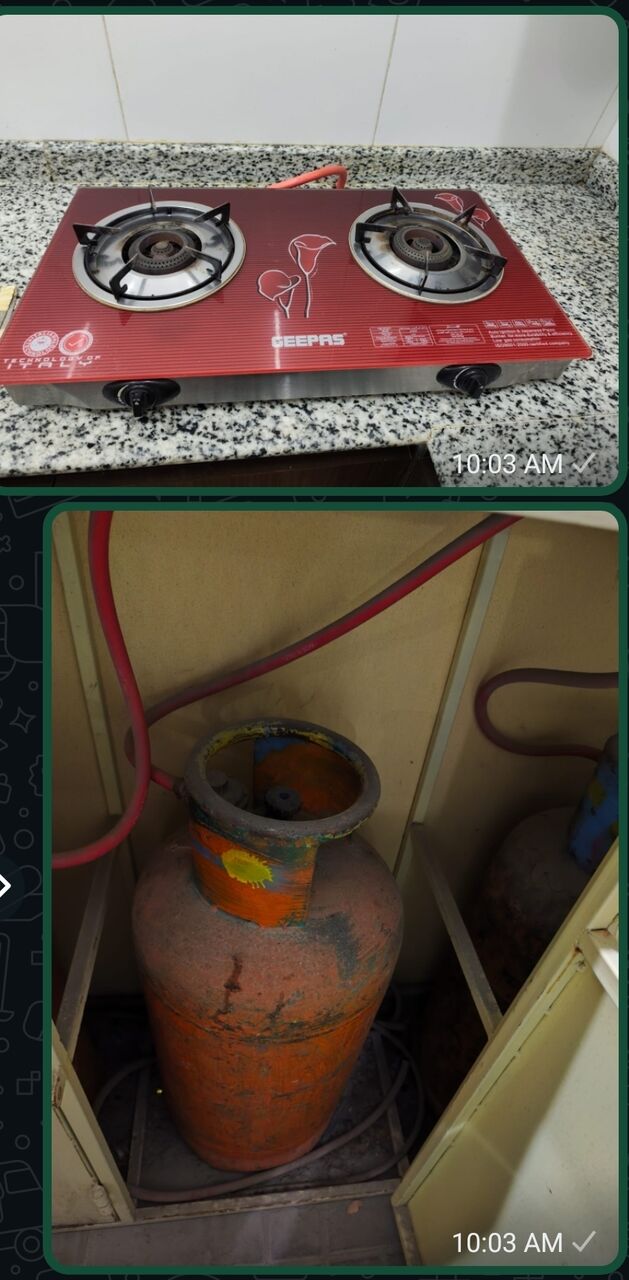 Riffa, Household Items, BHD 25,  Gas Cylinder With Regulator And Stove