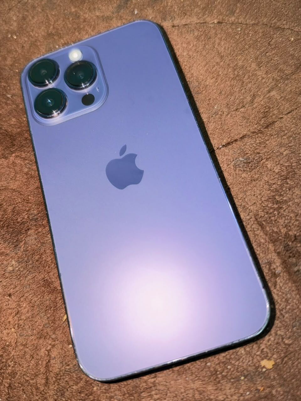 Jeddah, Mobile Phones, SAR 1850,  IPhone 14 Pro Max - Signature Colour []Deep Purple], 128GB Scratch Less Used By Ladies.