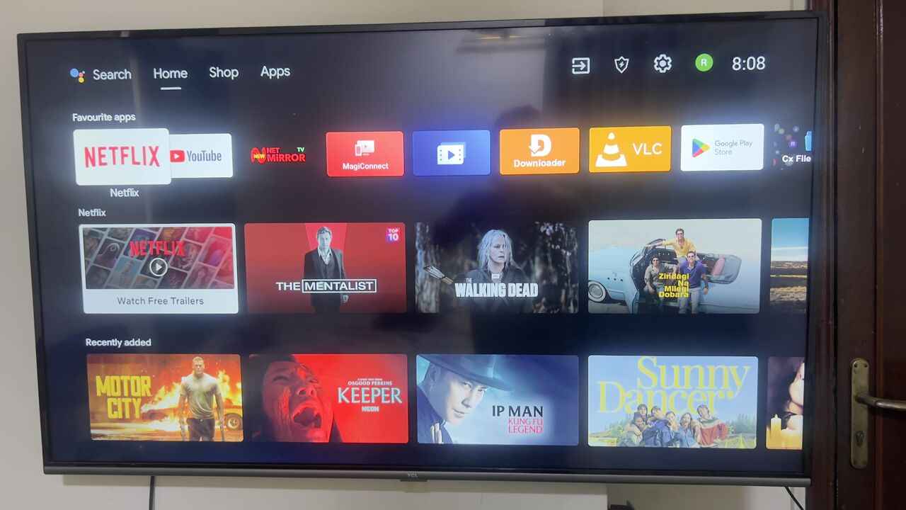 Jubail, Electronics, SAR 550,  Used TCL 55-Inch 4K Smart Android TV &ndash; Excellent Condition (Al Jubail)