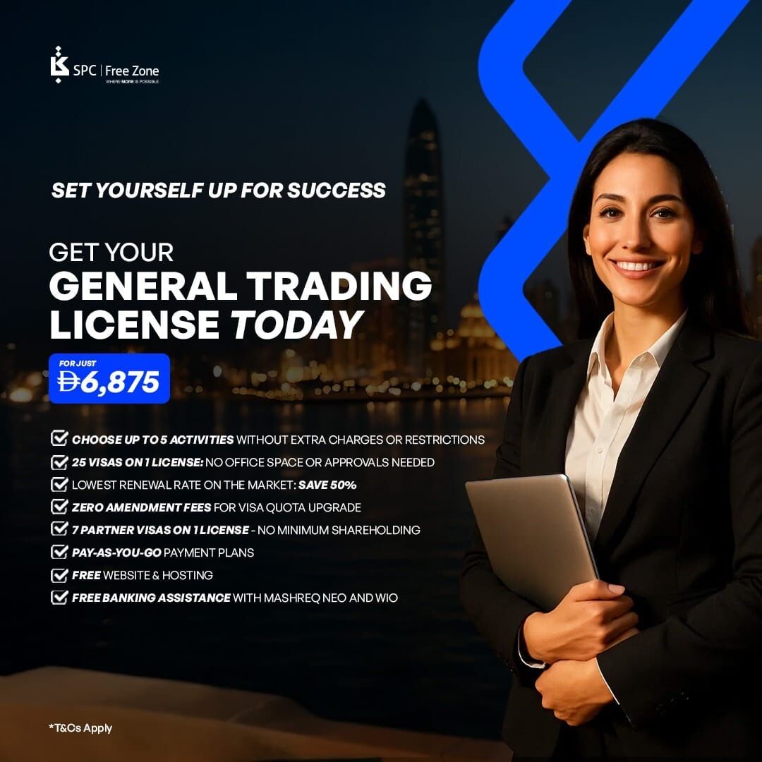 Dubai, Business, UAE SPC Free Zone Business License &ndash; Starting From AED 5,750