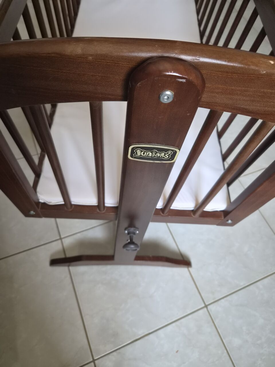 Ghirnatah, Furniture, SAR 165,  Juniors Wooden Baby Cradle With Lockable Rocking Feature