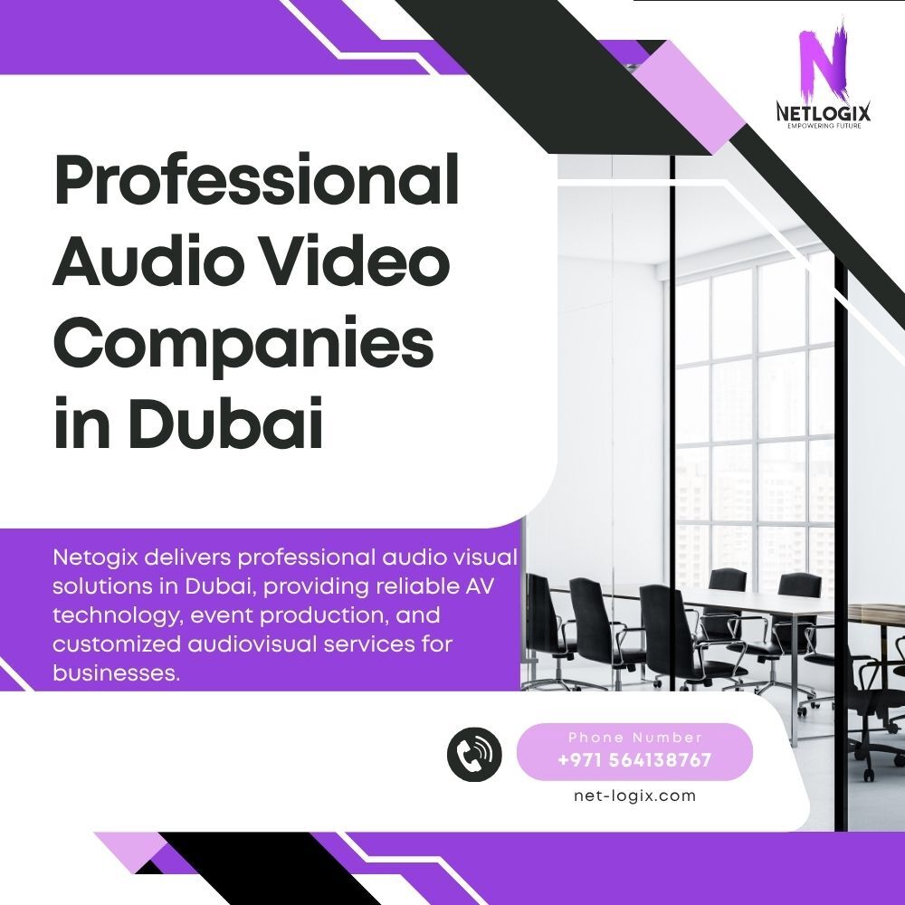 Dubai, Computer, Professional Audio Visual Companies In Dubai For Exceptional AV Solutions