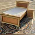 BHD 30,  ✅️ Single Wooden Bed + Side Table With Mattress For Sale In Good Condition With Delivery