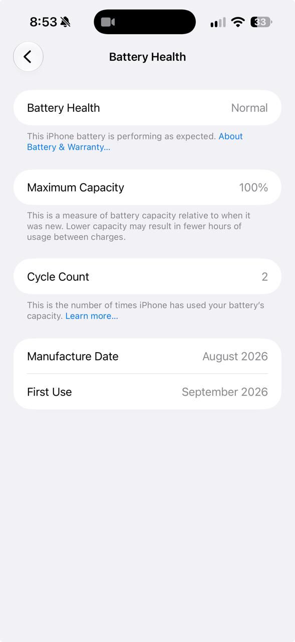 Riyadh, Mobile Phones, SAR 6000,  IPhone 18 Pro Max 256 Silver