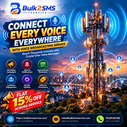 Gurgaon, Marketing, Connect Every Voice Everywhere With Voice Broadcasting Service