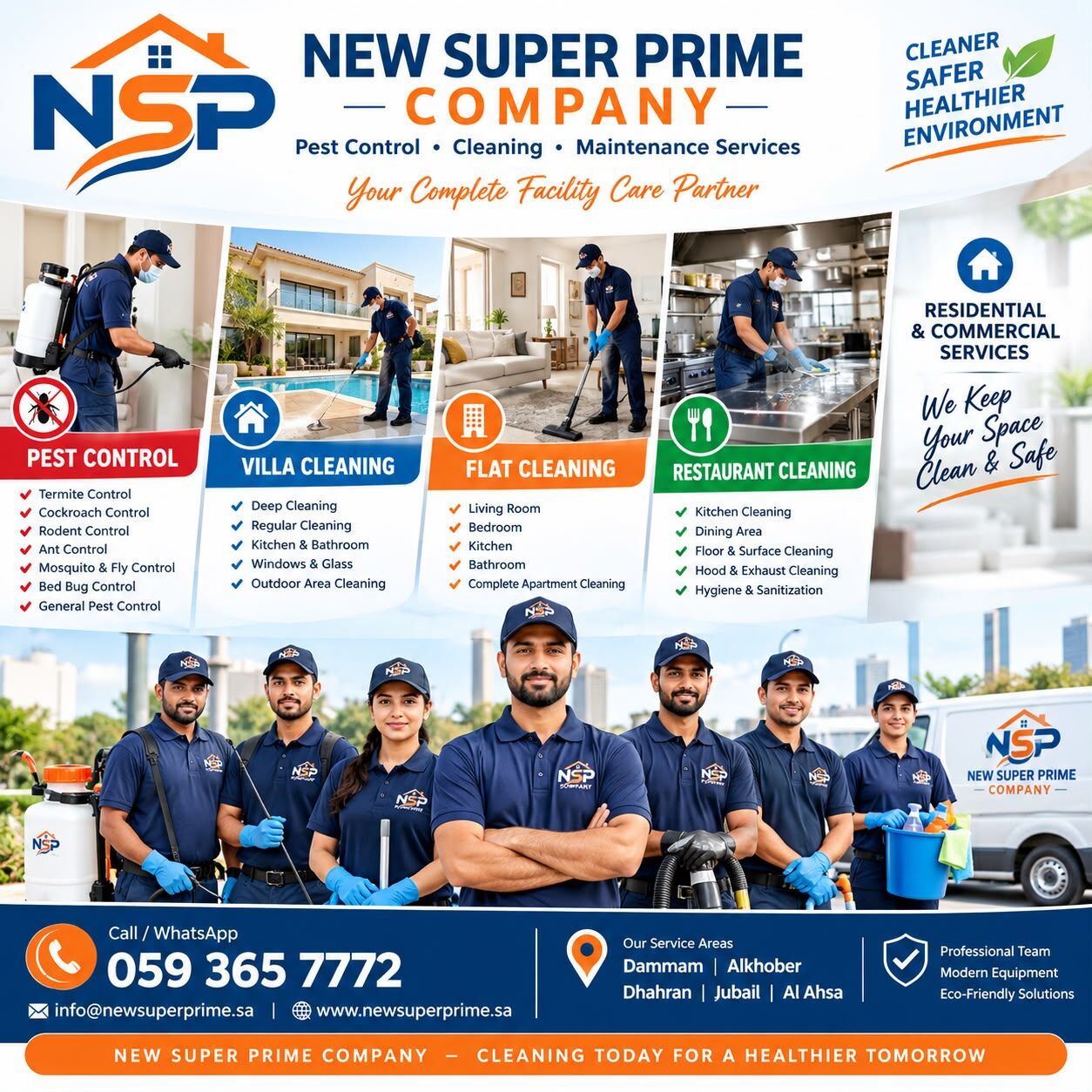 Khobar, Cleaning, 🏢 FLAT & APARTMENT CLEANING