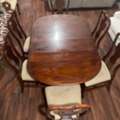 SAR 750,  Solid Wood Dining Table And 6 Dining Chair Set For Sale - Shemasy