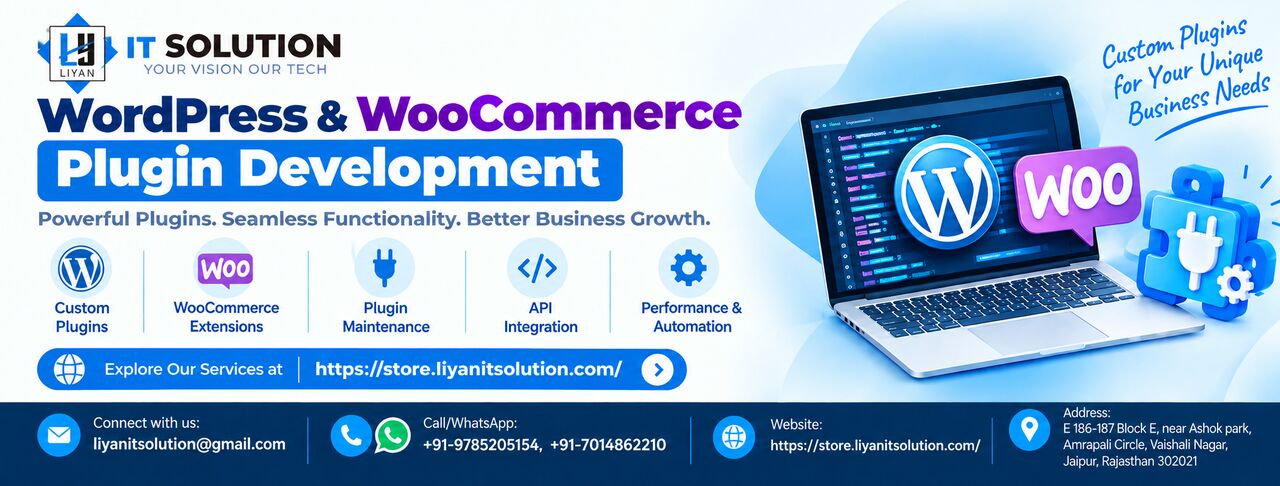 Jaipur, Software Development, WordPress Plugin Development Company In Jaipur -  LIYAN IT SOLUTION