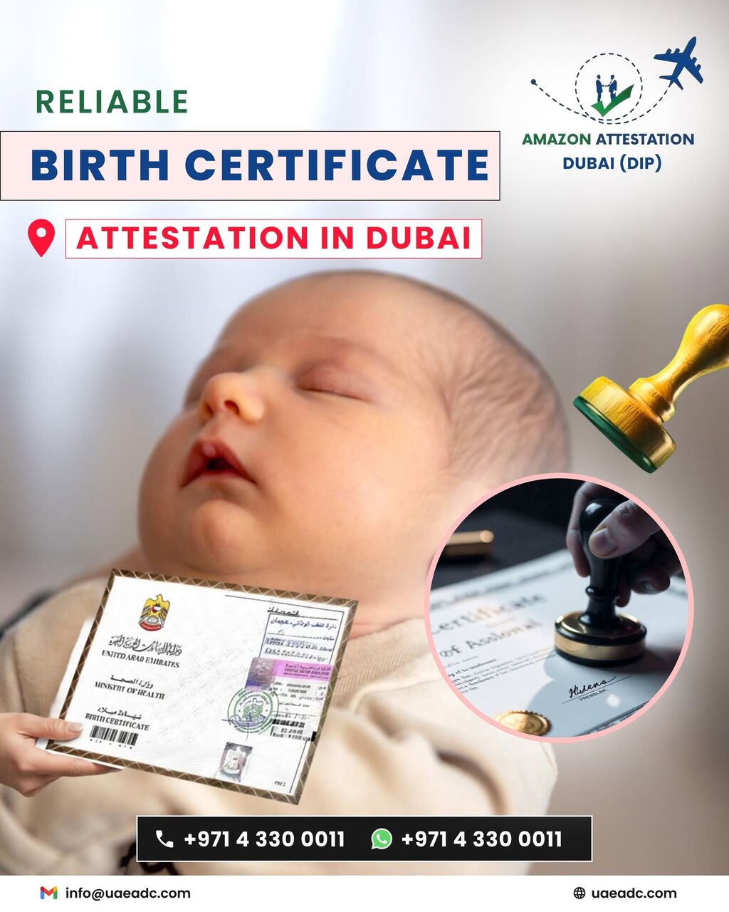 Dubai, Legal, Birth Certificate Attestation Services In Dubai