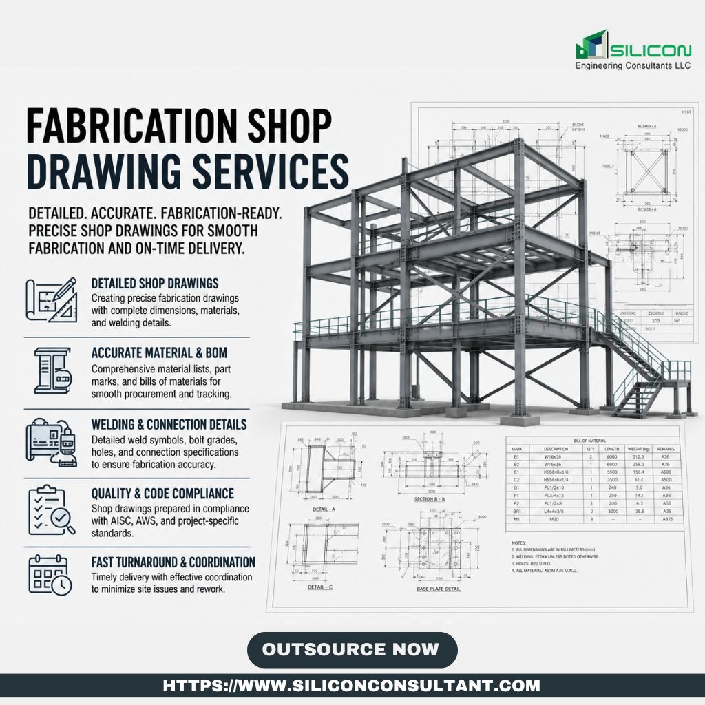 Dallas, Construction, Explore The Top Quality Fabrication Shop Drawing Services Provider Dallas, USA