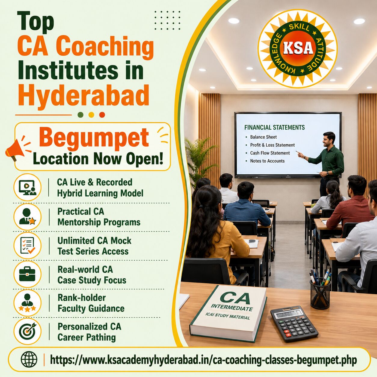 Hyderabad, Lessons Offered, Thrive With Purposeful CA Learning At Best CA Academy In Hyderabad