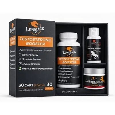 Bangalore, Health & Beauty Items, INR 2999,  LongJACK Plus Stamina Vitality Kit &ndash; Herbal Wellness Kit For Men