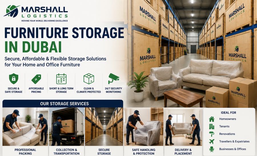 Dubai, Cargo, Storage Units Dubai With Marshall Logistics