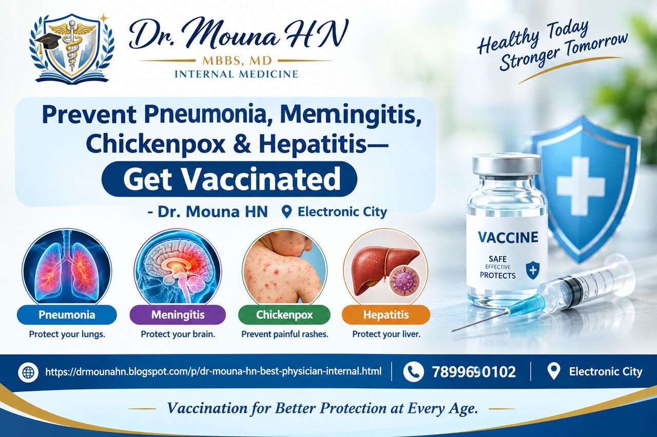 Bangalore, Health, Vaccination For Better Protection At Every Age - Dr. Mouna HN