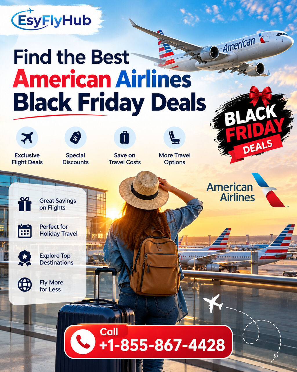New York, Travel, Find The Best American Airlines Black Friday Deals