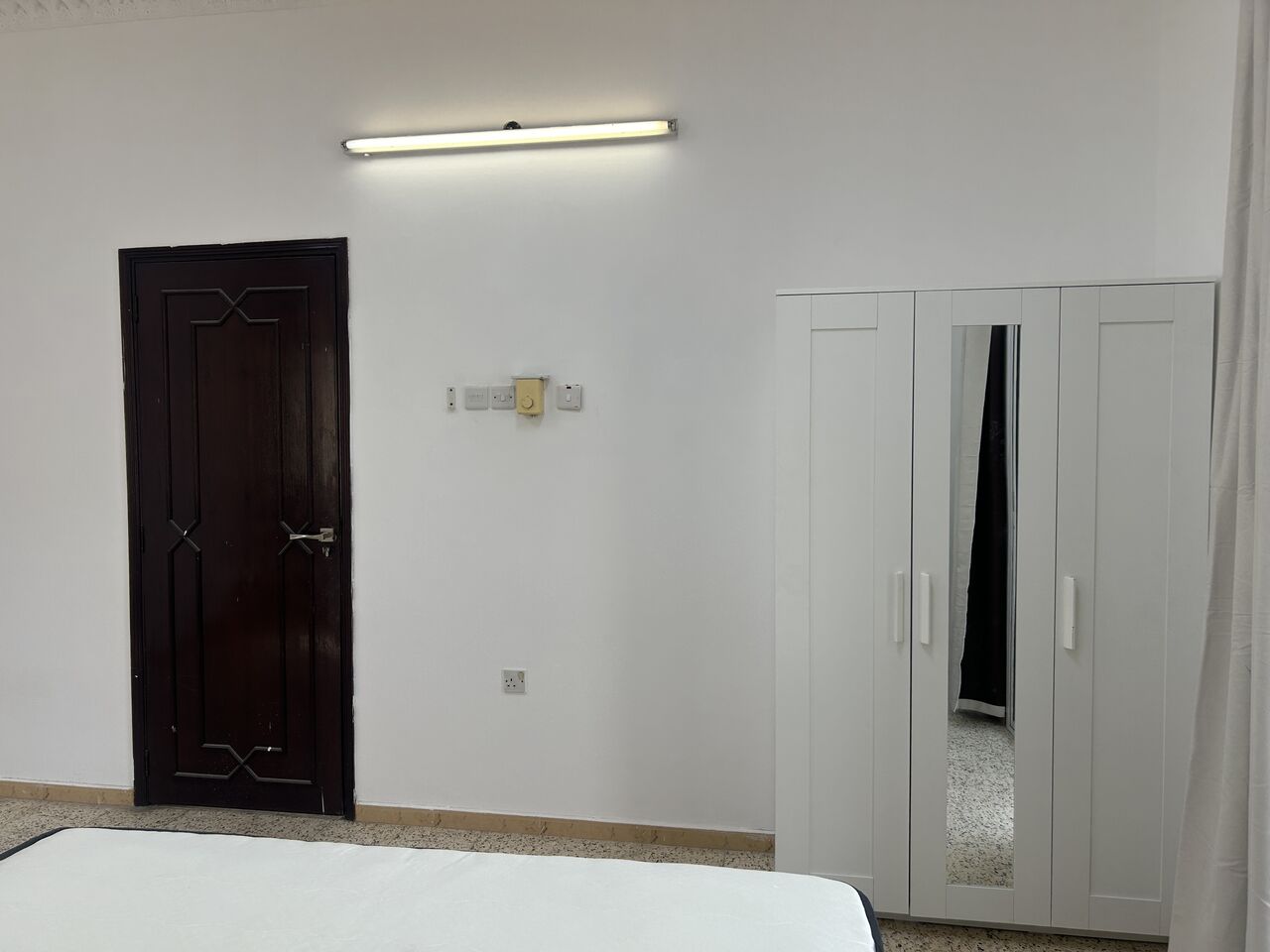 Muscat, Rooms for Rent, OMR 160/month,  Furnished,  50 Sq. Meter,  Spacious Fully Furnished Master Bedroom With Balcony In Azaiba Near NBO Head Office