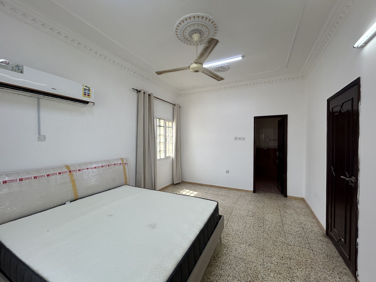 Muscat, Rooms for Rent, OMR 160/month,  Furnished,  50 Sq. Meter,  Spacious Fully Furnished Master Bedroom With Balcony In Azaiba Near NBO Head Office