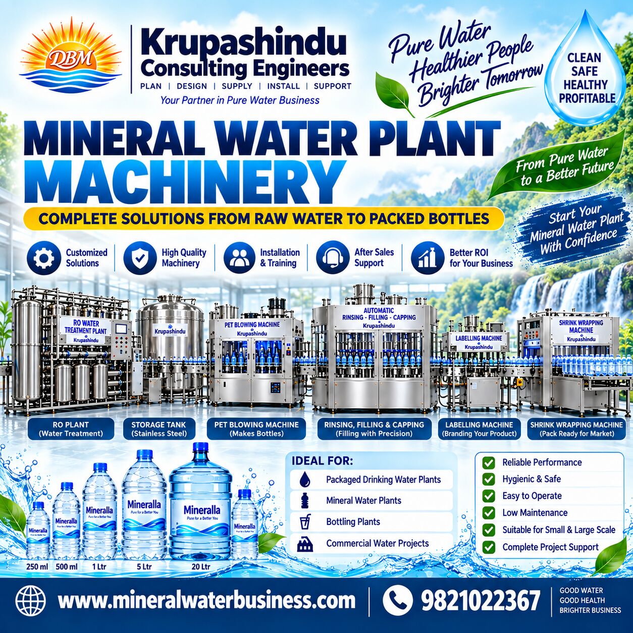 Navi Mumbai, Machinery, INR 2200000,  Mineral Water Plant Manufacturer In Maharashtra