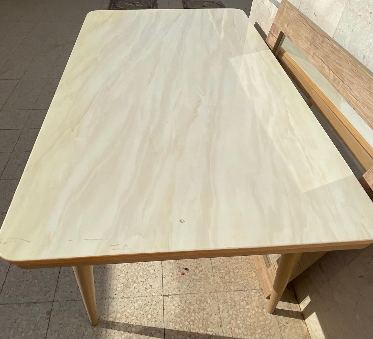Al Rawabi, Furniture, SAR 1000,  6-Seater Marble Dining Table