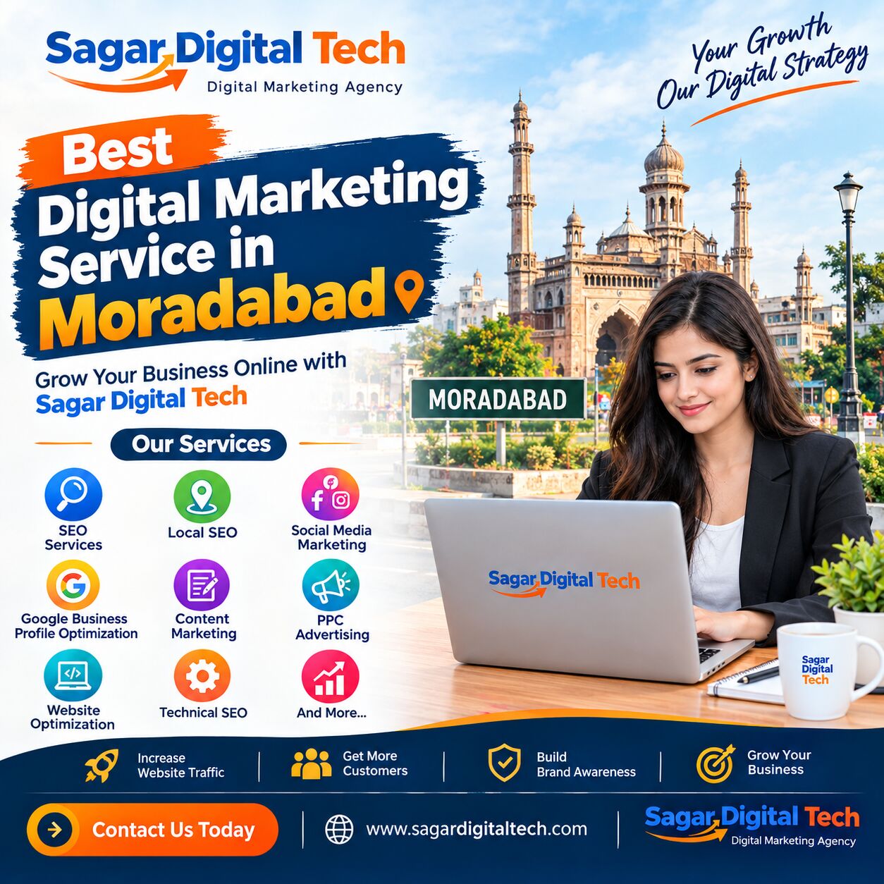Lucknow, Marketing, Best Digital Marketing Service In Moradabad | Sagar Digital Tech