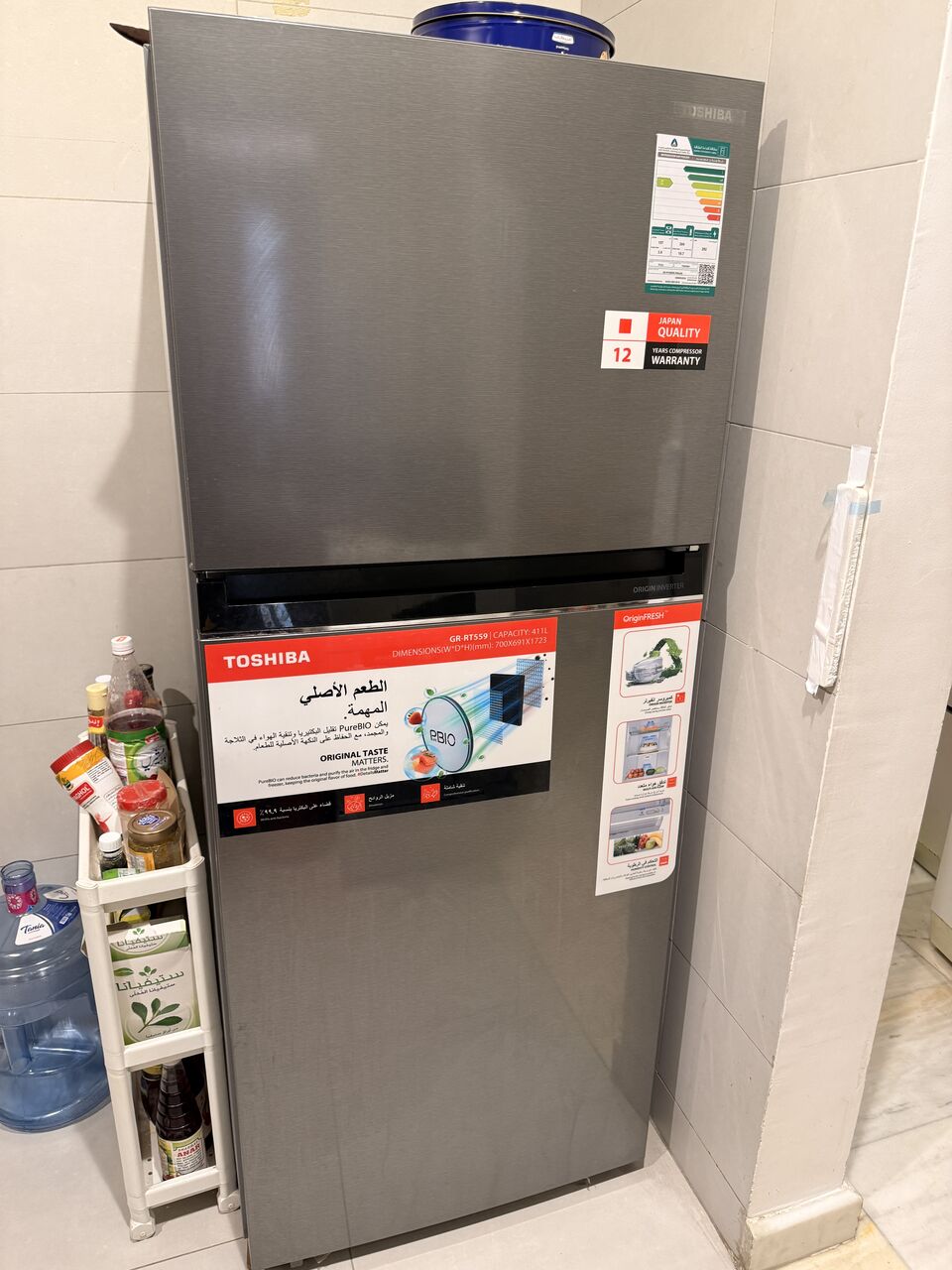 Khobar, Appliances, SAR 1800,  Toshiba Refrigerator 12 Year Compressor Warranty
