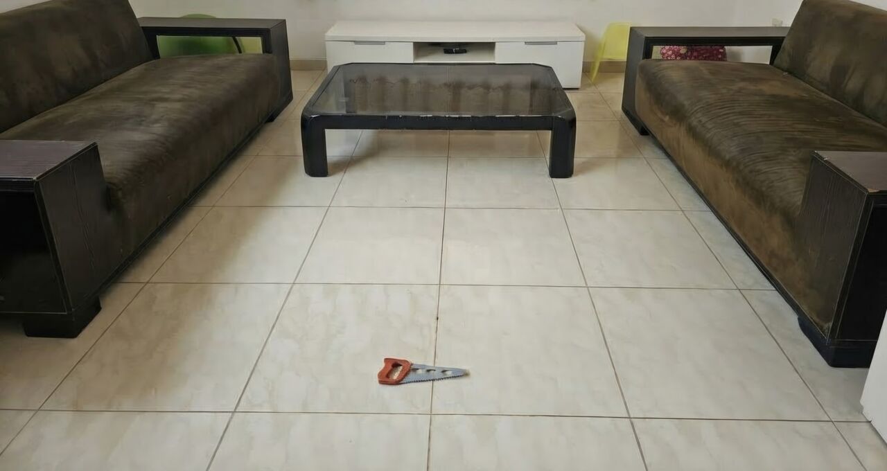 Olaya, Furniture, SAR 300,  Living Room Set: 2 Large Sofas & Glass Coffee Table For Sale