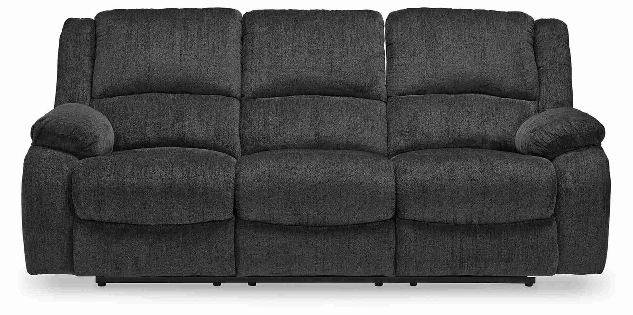 New York, Furniture, USD 700,  Reclining Sofa &ndash; Draycoll In Dark Gray Chenille Fabric