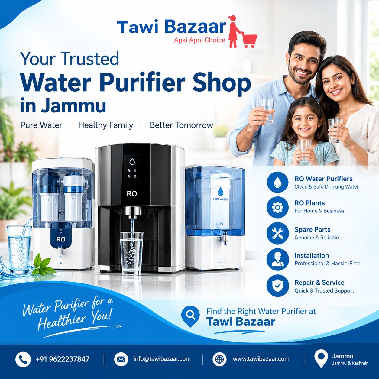 Mumbai, Businesses For Sale, Water Purifier Shop In Jammu For Reliable RO & Water Filtration Solutions