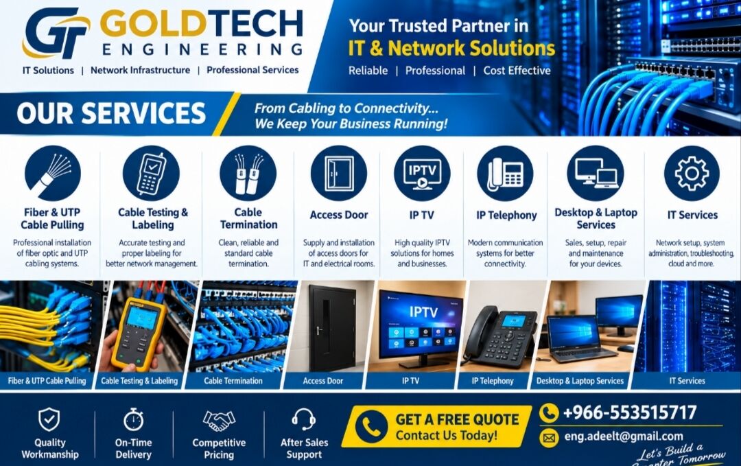 Jeddah, Technical, IT & NETWORK SOLUTIONS