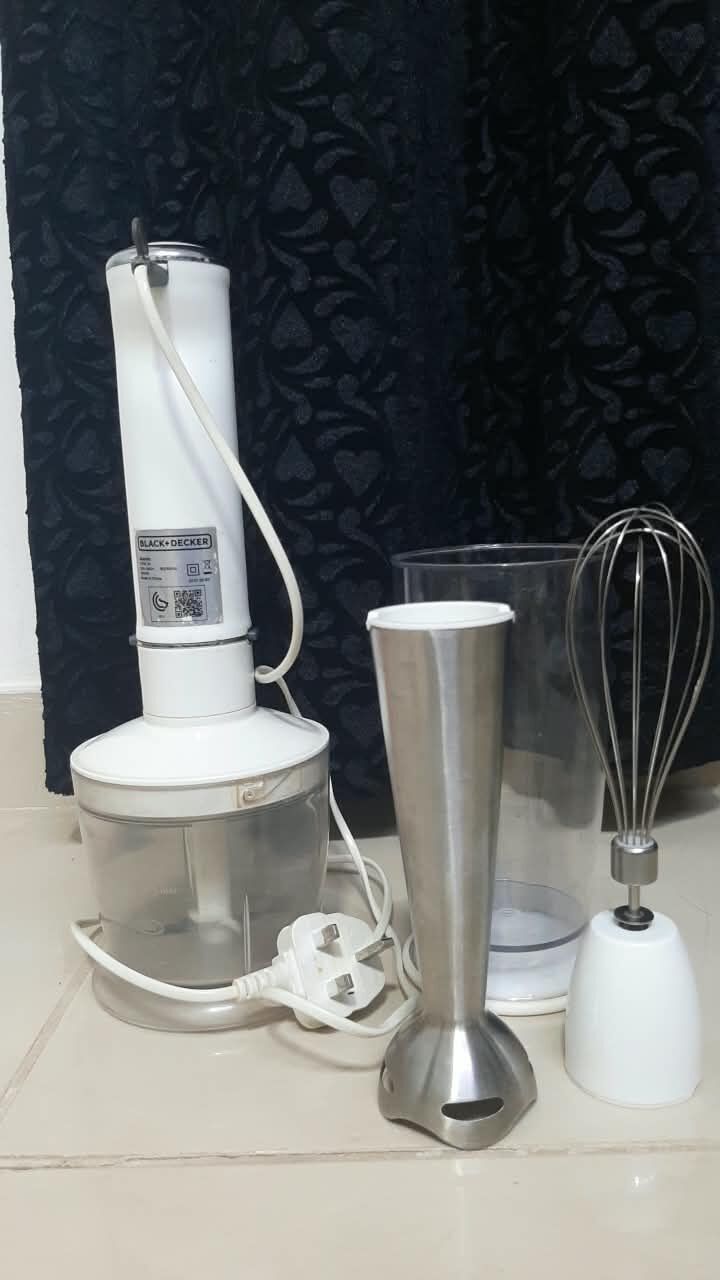 Yanbu, Household Items, SAR 129,  Black And Decker 4 In 1 Hand Blender