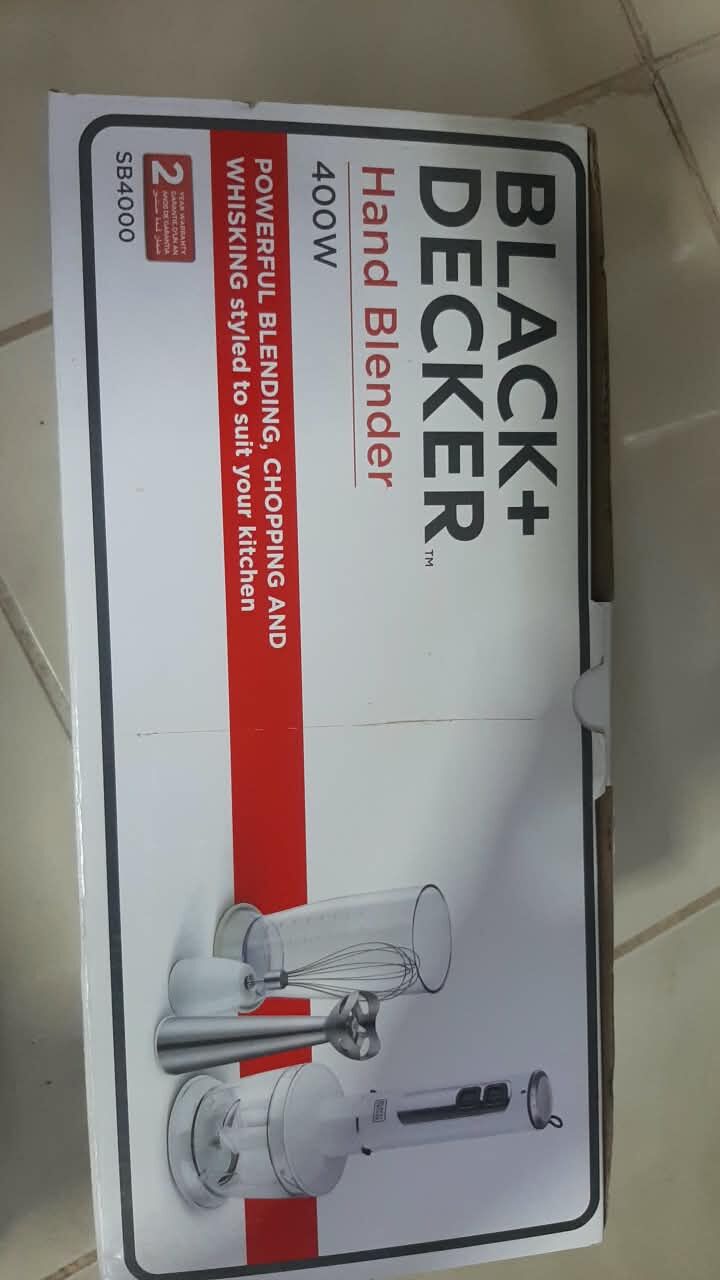 Yanbu, Household Items, SAR 129,  Black And Decker 4 In 1 Hand Blender