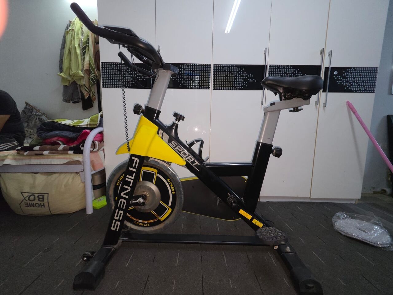 Mushrefah, Health & Beauty Items, SAR 450,  Heavy-Duty Indoor Spinning Exercise Bike (Excellent Condition) &ndash; Moving Sale