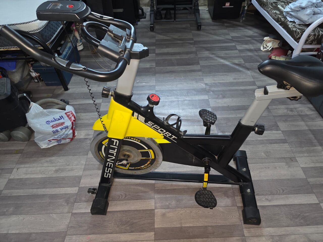 Mushrefah, Health & Beauty Items, SAR 450,  Heavy-Duty Indoor Spinning Exercise Bike (Excellent Condition) &ndash; Moving Sale